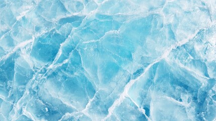 Obraz premium Icy blue glacier texture with cracks and shimmering highlights against a cool backdrop