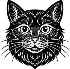 black cat with heart