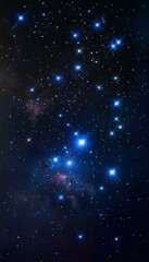 Obraz premium Captivating image of the orion constellation set against a vibrant celestial background