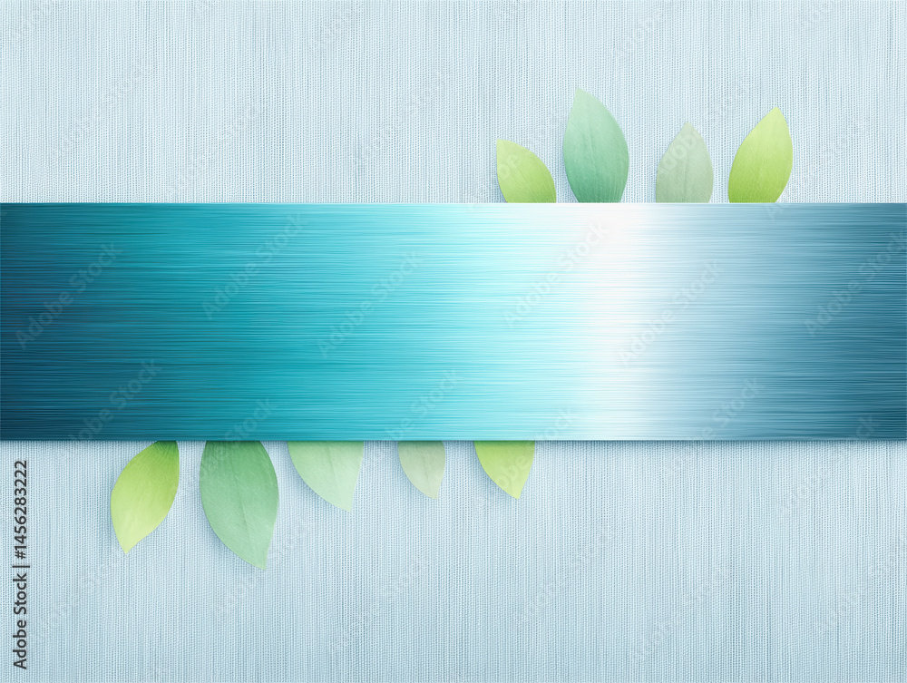 Poster vibrant fusion of blue and green background creating a dynamic and eye-catching visual design in hig