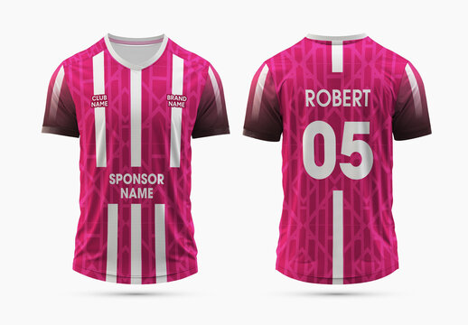 Soccer Sports Jersey Design Template