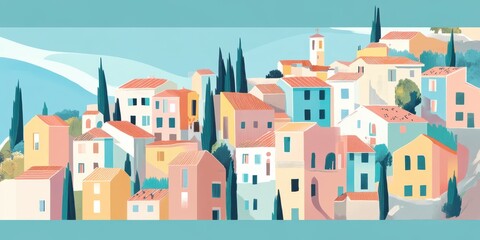 Fototapeta premium South of France banner