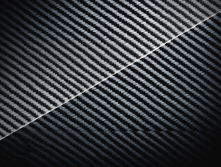 High-quality close-up illustration of carbon fiber texture featuring a unique pattern in a rich black color