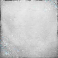 Gray vintage grungy texture, abstract parchment cloudy floral background design. Seamless snow vector art. 