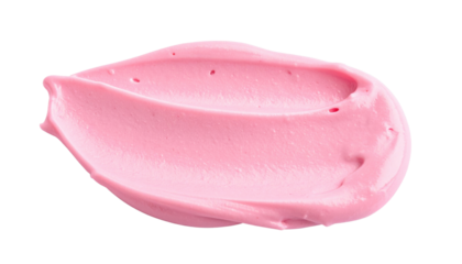 A smooth pink cream, perfect for desserts and culinary presentations.