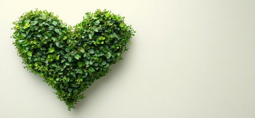 Leaves forming a heart shape serve as a background for World Environment Day and Earth Day image