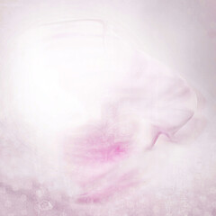 Soft pink and white abstract background with glowing light and dreamy translucent shapes. Gentle airy design ideal for beauty themes, spa graphics, invitations, and modern creative projects.