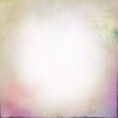 Soft pastel textured background with bright glowing center and subtle grunge edges. Dreamy abstract design ideal for photo overlays, invitations, digital art, and creative projects.