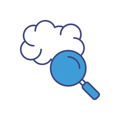 Cognitive Therapy App vector icons stock illustration