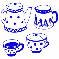 	
Set collections Japanese Teapot black silhouette icon symbol. Japan teacup design vector Illustration