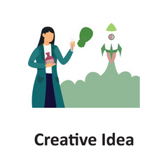 Creative idea Vector illustration which can easily modify or 

