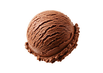 Chocolate ice cream scoop PNG. creamy chocolate ice cream with scoop of gelato PNG Summer ice cream dessert full of chocolate cream isolated