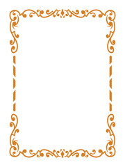 Minimalist Gold Design Premium Ornamental Frames Vector Art Deco