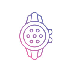 Smartwatch vector icons stock illustration