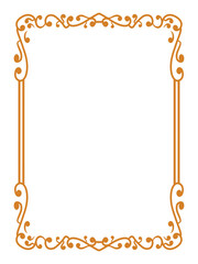 Minimalist Flower Accent Premium Ornamental Frames Vector Art Deco