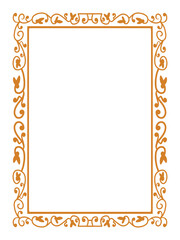 Blooming Design Premium Ornamental Frames Vector Art Deco
