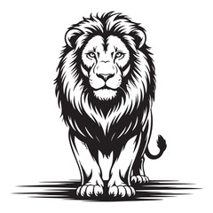 lion vector silhouette
