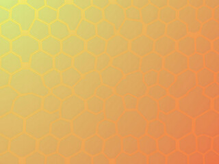Hexagon Interlock Orange