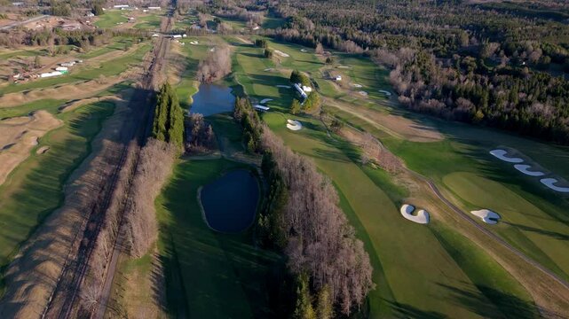 TPC Toronto at Osprey Valley - Premier GolfCourse On Caledon's Hills In Ontario, Canada. - aerial shot