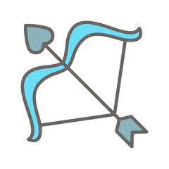 Cupid bow Vector Icon