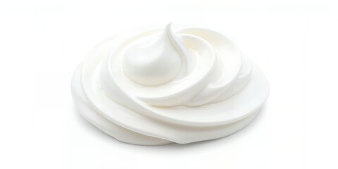 Creamy White Swirl Texture Background Perfect for Food and Beauty Products