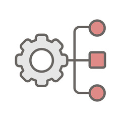 Obraz premium Resource Allocation Vector Icon