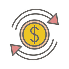Return on Investment Vector Icon