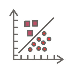 Cluster Analysis Vector Icon