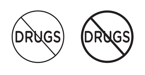 No drugs sign