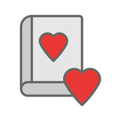 Love journal Vector Icon