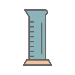Graduated Cylinder Vector Icon