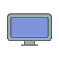 Monitor Vector Icon