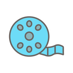 Movie Reel Vector Icon