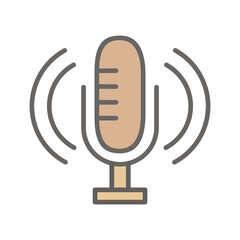 Microphone Vector Icon