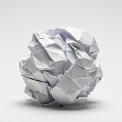 crumpled paper ball