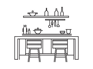 Sophisticated Private Dining Table for Exclusive Chef Experience