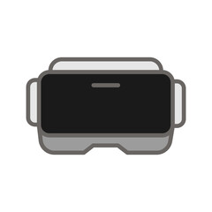 Virtual Reality Headset Vector Icon