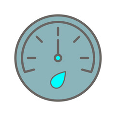 Barometer Vector Icon