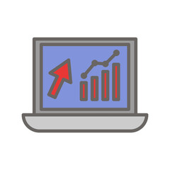 Clickstream Analysis Vector Icon