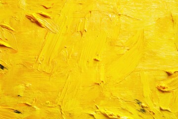 Bright yellow textured surface presents an energetic feel in an abstract display of color and light