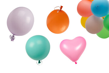 A Ballon isolated on a white background. Copy space.