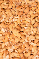 A group of almonds, pistachios, walnuts, macadamia, cashews.
