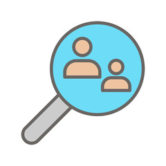 Customer Analytics Vector Icon