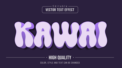 Playful Cartoon Typography with Bold Gradient Purple Colors