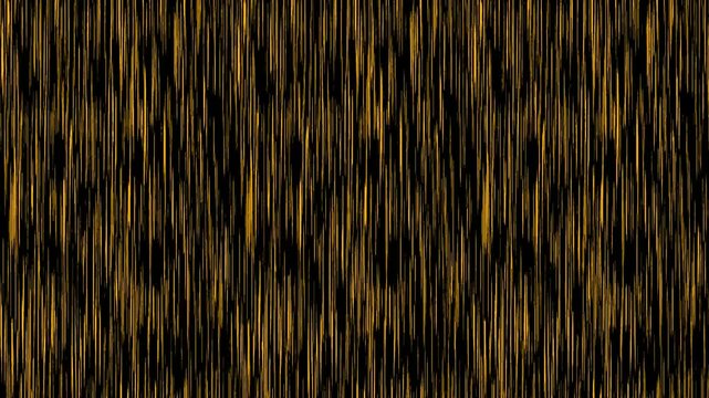 Slim lines texture. Parallel and intersecting lines abstract pattern. Abstract textured effect.4K Rain in black background