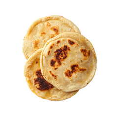  Pupusas isolated on white background