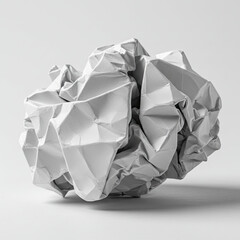 crumpled paper ball