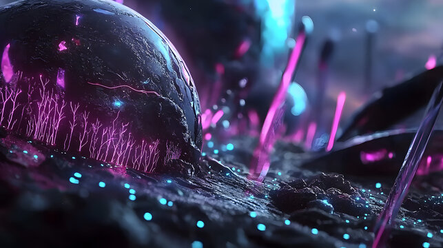 A Hyper Realistic Cosmic Illustration of An Alien Worl 92bfe7fd 2935 4061 951d 47da451aa9a3 0