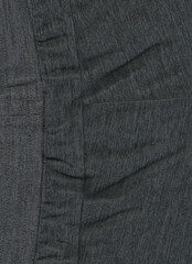 Solid Black Fabric Texture Seamless Plain Textile for Fashion or Interior Design Projects