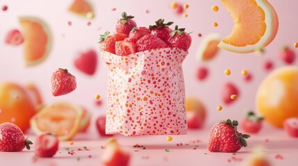 Fresh fruit still life photography